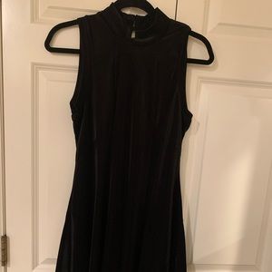 Altard State Black Ribbed Formal Dress
